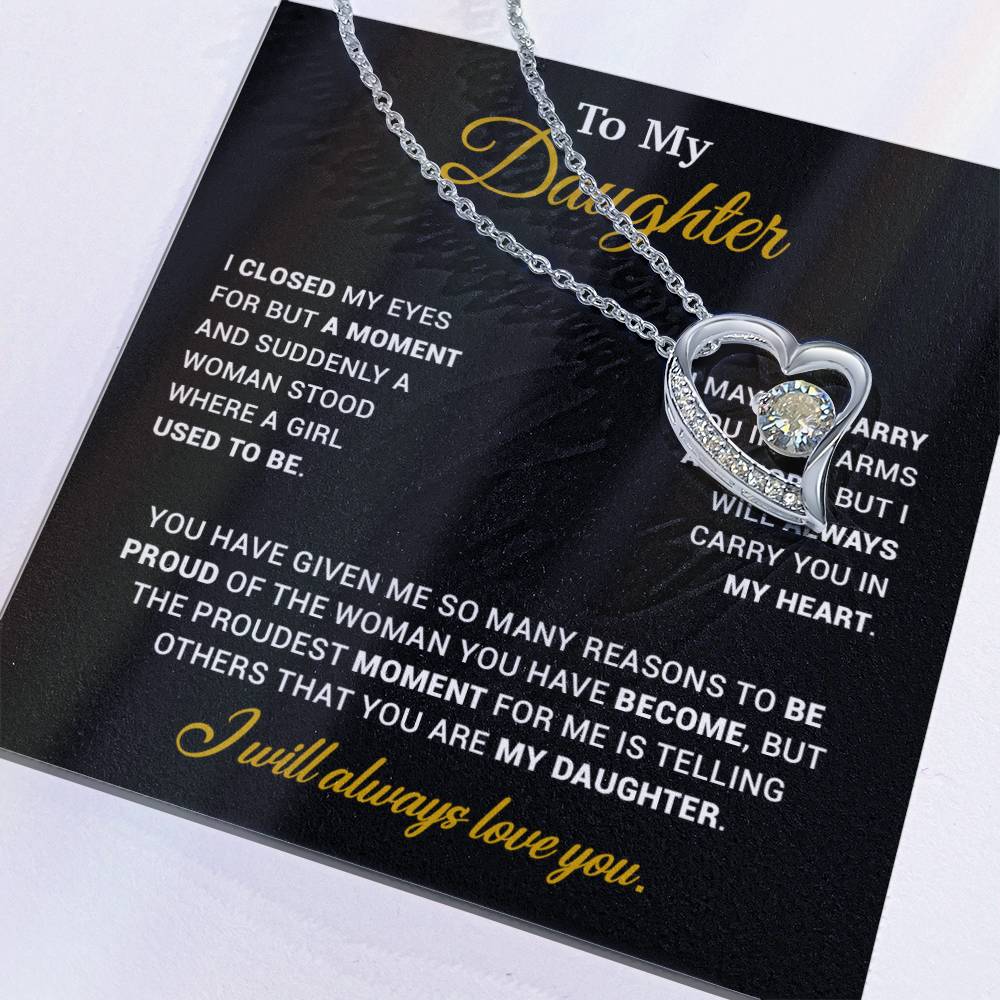 To My Daughter Necklace, Gift for Daughter from Dad, Father Daughter Necklace 120_11
