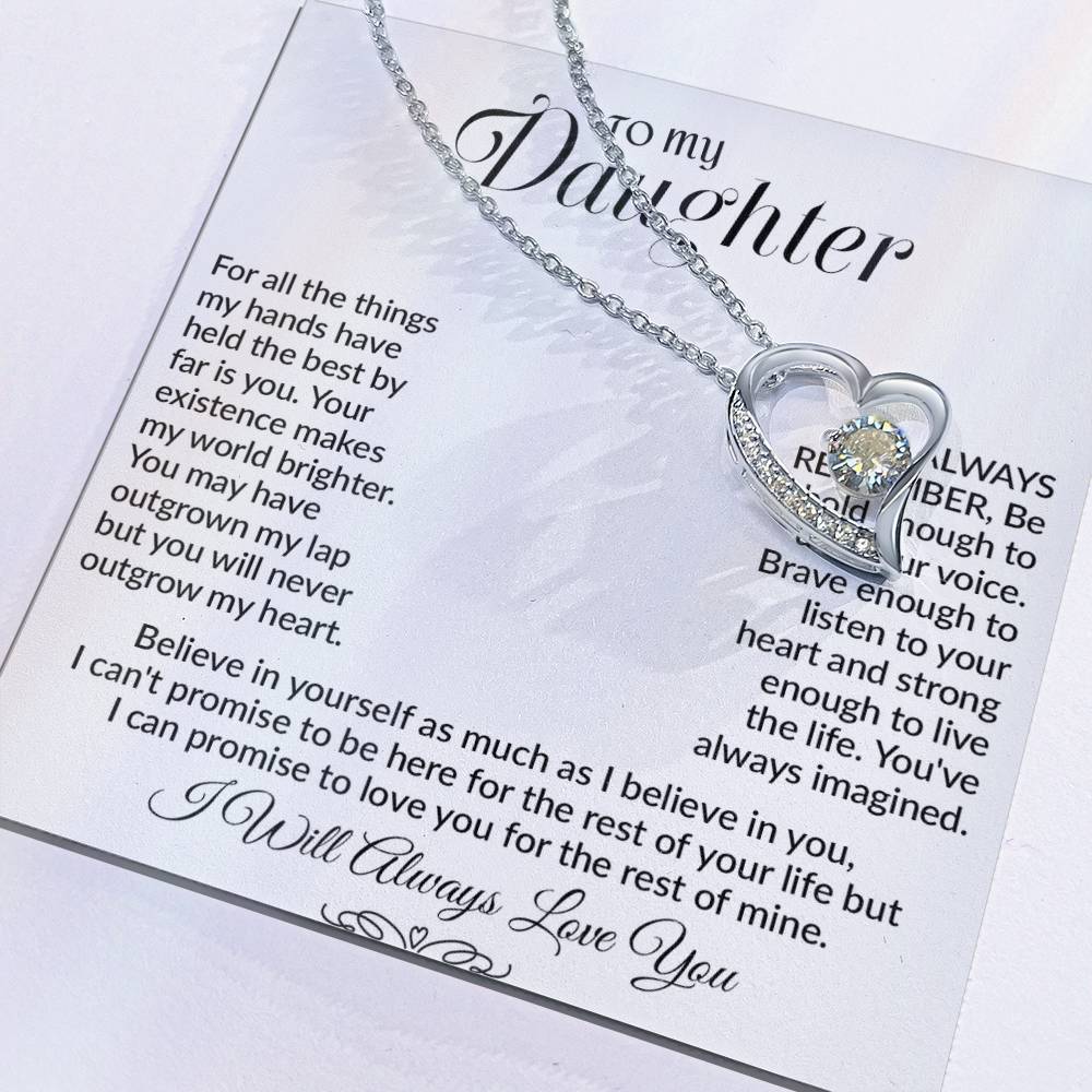 To My Daughter Necklace, Gift for Daughter from Dad, Daughter Father Necklace 6_10