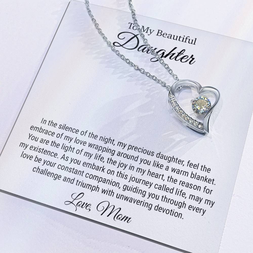 To my Daughter Necklace, Mother Daughter Gift, Gift for Daughter from Mom