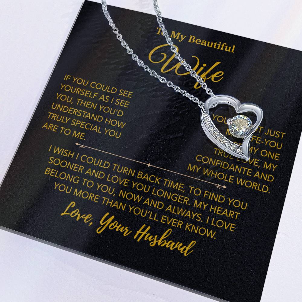 To My Wife Necklace, Vanlentines Gifts For Women, Anniversary Gift For Wife 28_12_Gold