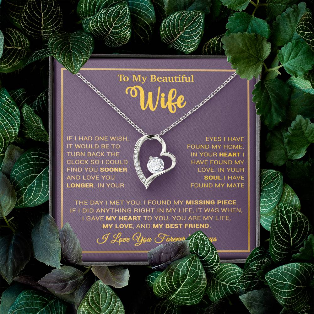 To My Wife Necklace, Gift For Wife, Anniversary Gift For Wife, Christmas Gift 27_9_Tim