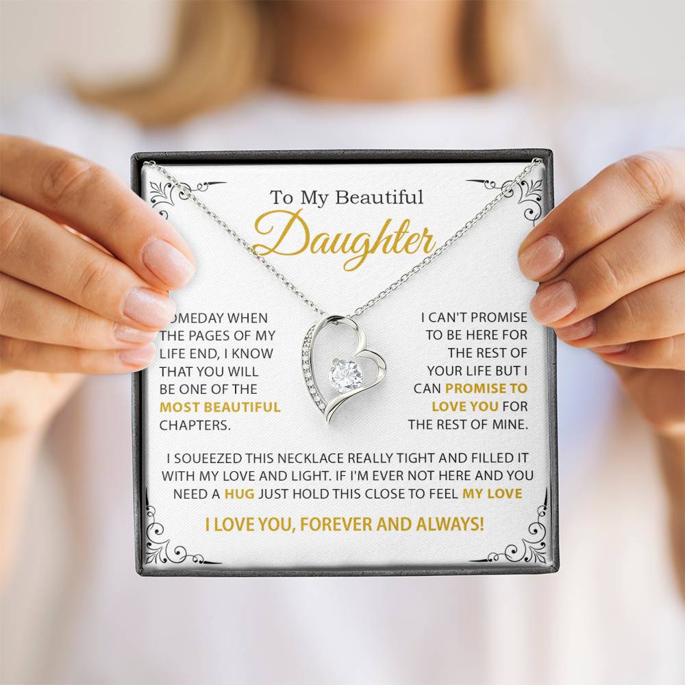 To My Daughter Necklace, Mother Daughter Gifts, Daughter Necklace, Dad Daughter Gift