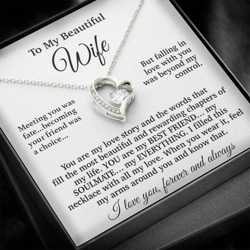 To My Wife Necklace, Gift From Husband, Anniversary Gifts Wife_23_3