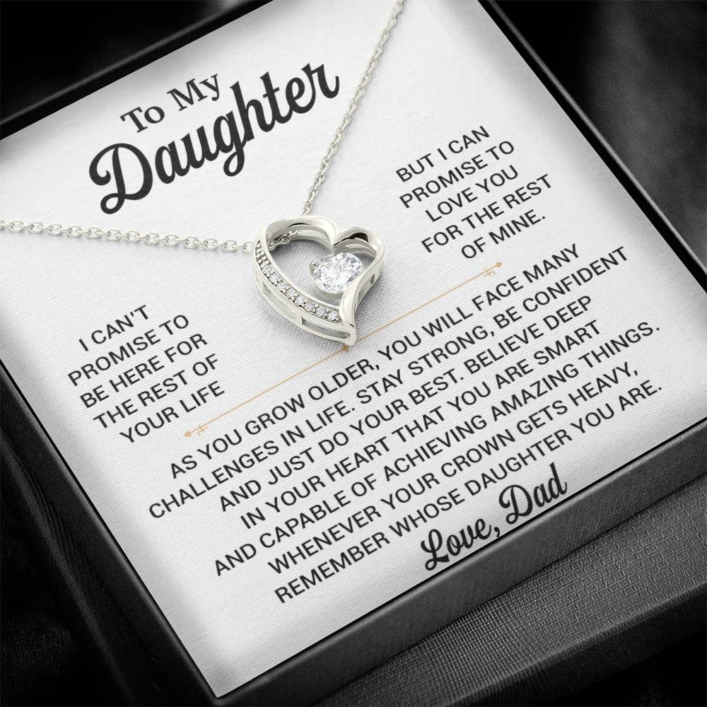To My Daughter Necklace, Gift for Daughter from Dad, Daughter Father Necklace 9_11