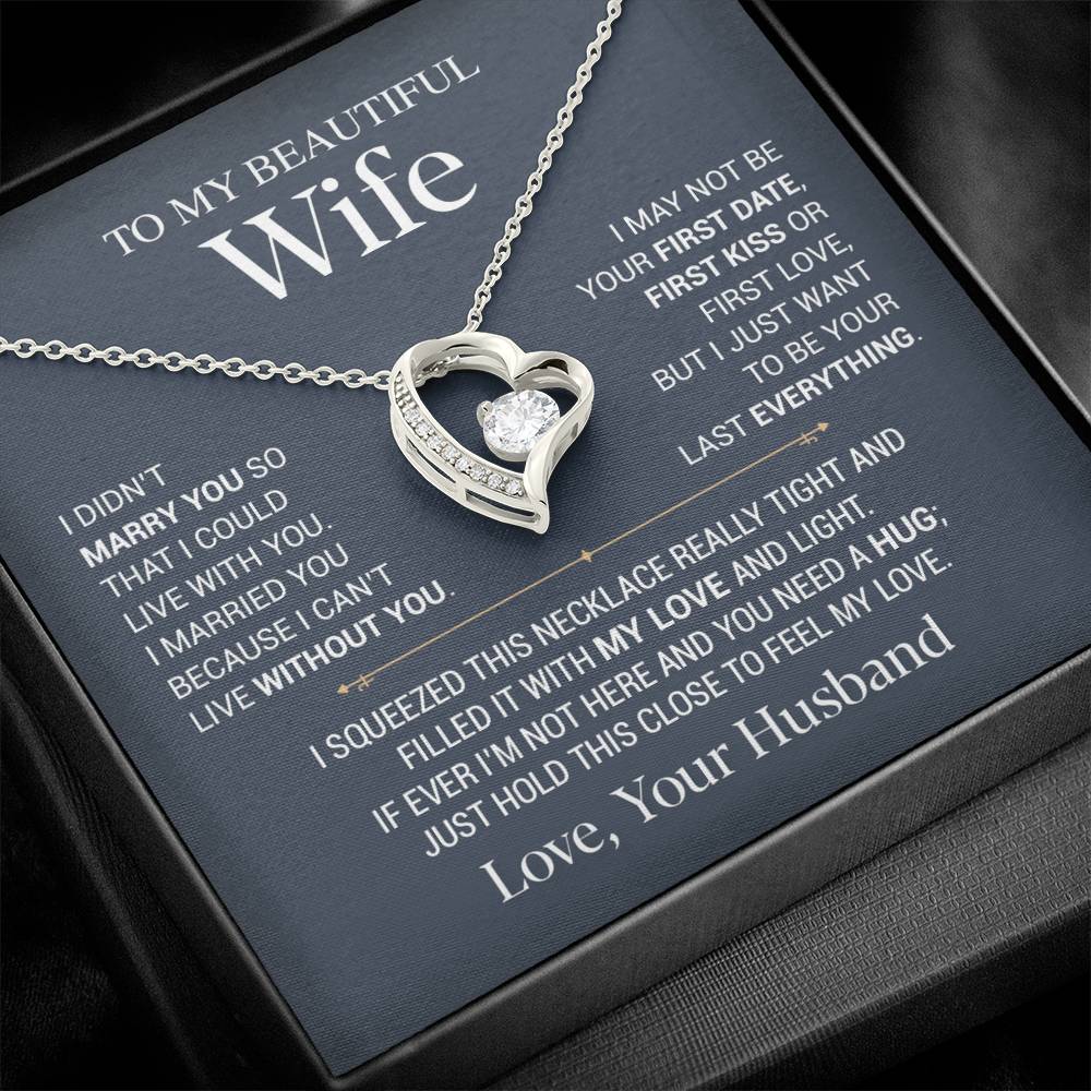 To My Wife Necklace, Christmas Gifts For Women, Anniversary Gift For Wife 23_11