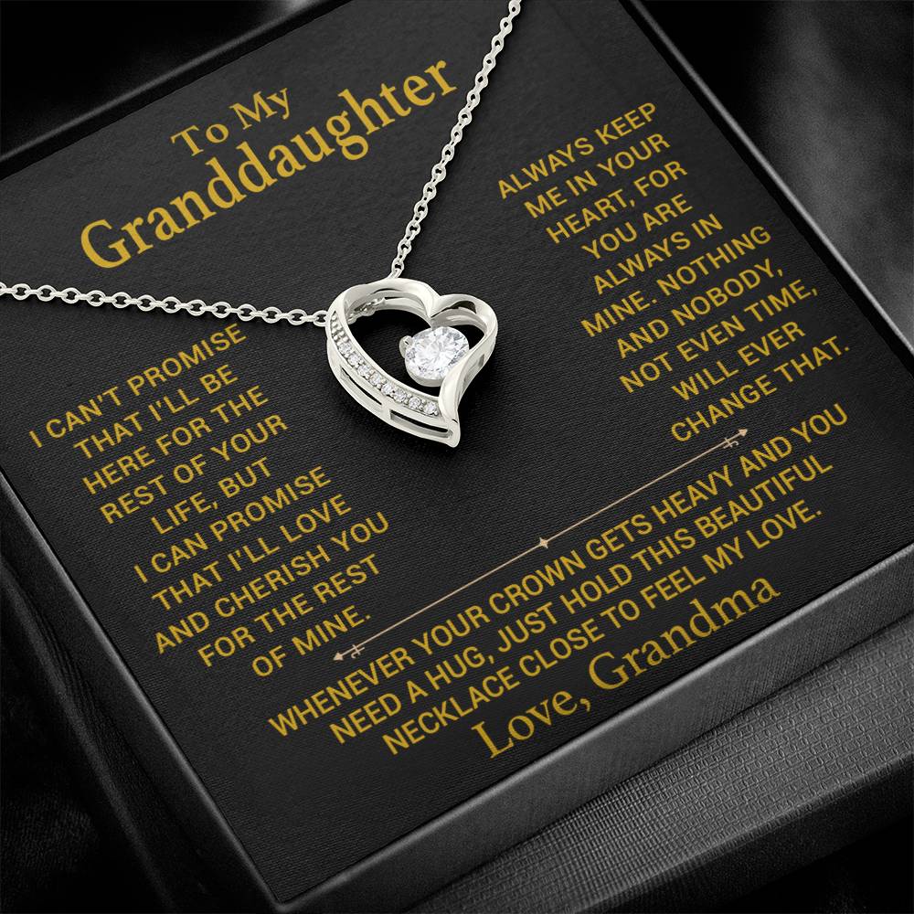 To My Granddaughter Necklace, Granddaughter Gift from Grandma, Gift from Grandpa_26_9