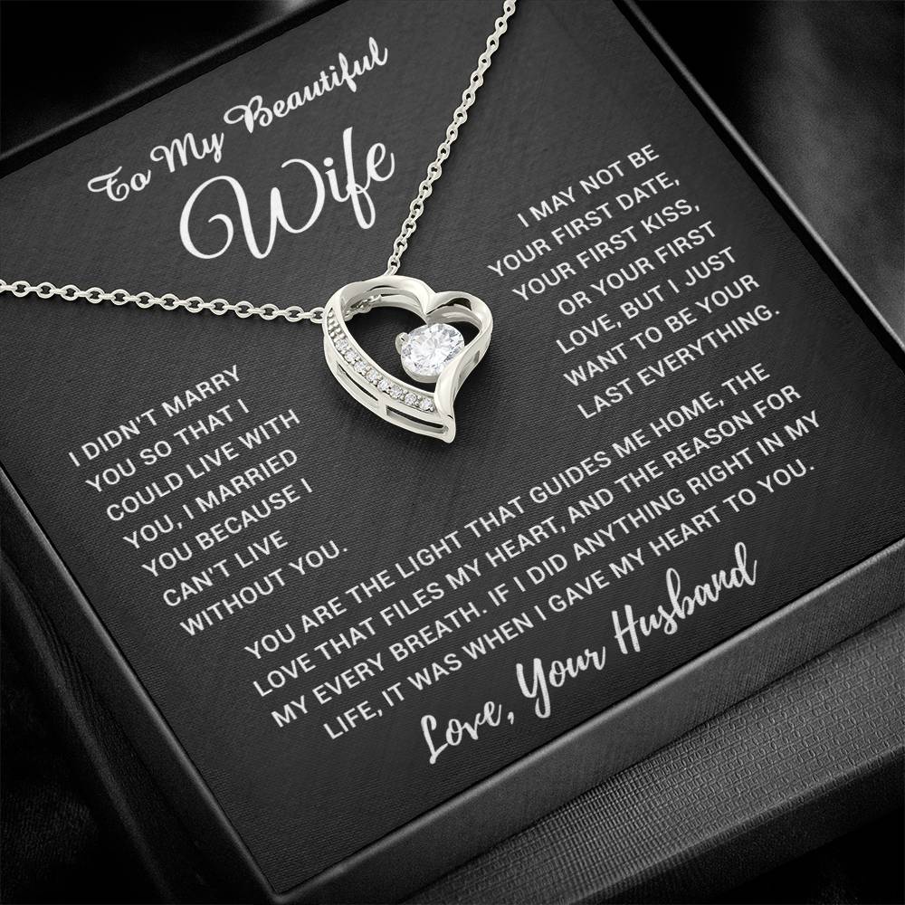 To My Wife Necklace, Gift For Wife, Anniversary Gift For Wife, Necklace For Wife 4_5