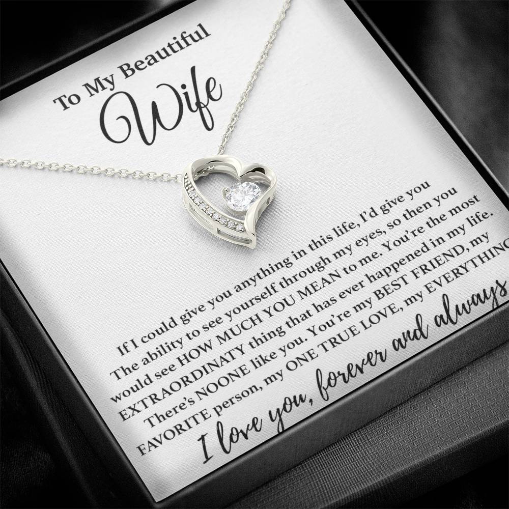 To My Wife Necklace, Gift From Husband, Anniversary Jewelry Gifts Wife 1_4