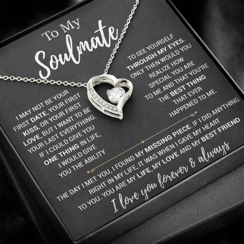 To My Soulmate Necklace, Birthday Gifts For Her, Christmas Gift For Soulmate 13_9