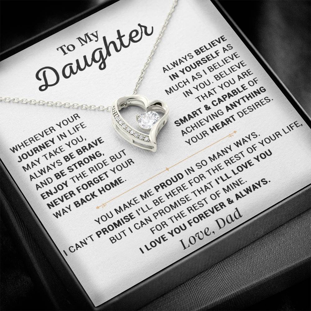 To My Daughter Necklace, Gift for Daughter from Dad, Daughter Father Necklace 12_10