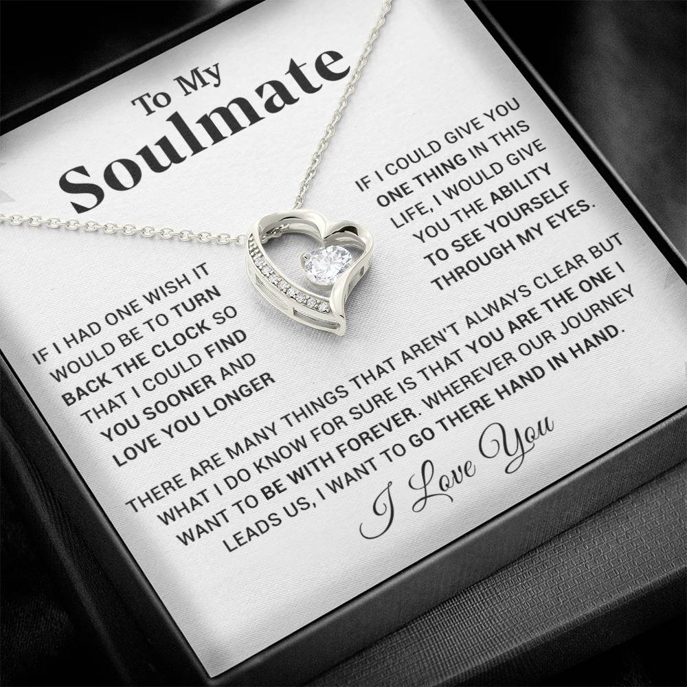 To My Soulmate Necklace, Christmas, Valentine Gift For Her, Gift For Soulmate 14_3