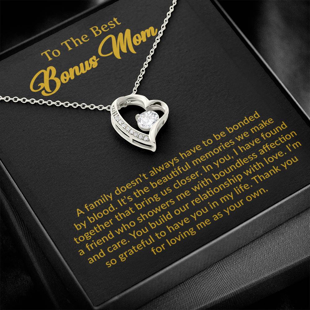 To My Bonus Mom Necklace from Daughter Son, Step Mom Gift, Mother's Day 10_12