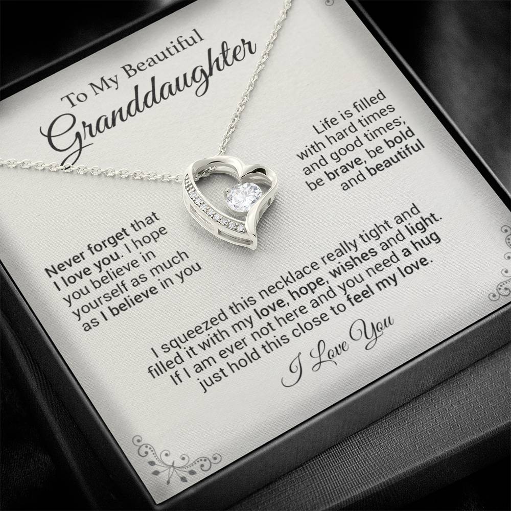 To My Granddaughter, Gift For Granddaughter, Granddaughter Gift from Grandma & Grandpa