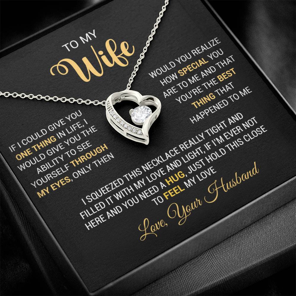 To My Wife Necklace, Gift For Wife, Anniversary Gift For Wife, Christmas Gift 25_9