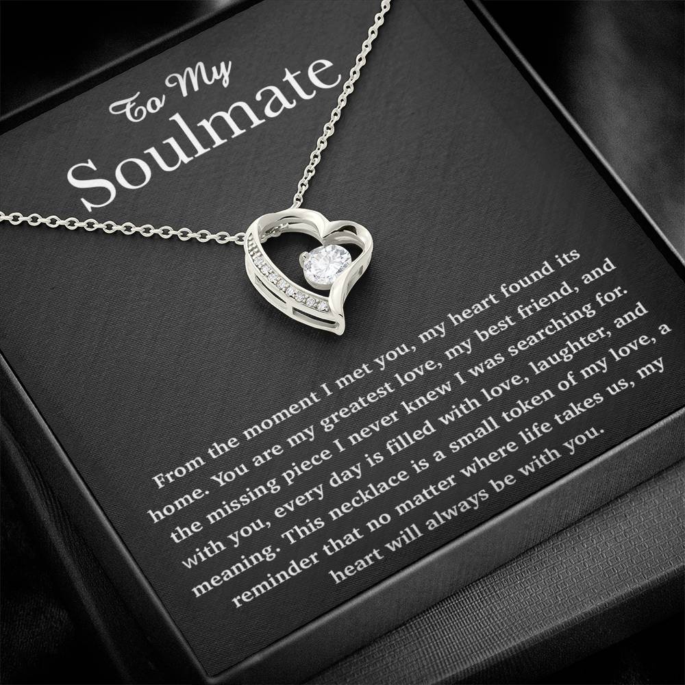 To My soulmate Necklace, Anniversary Gift For Her, Wife, Girlfriend, Soulmate Gift 3_5