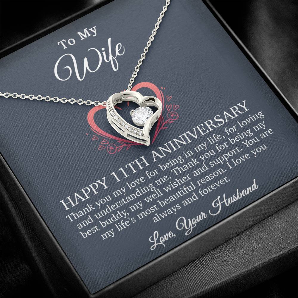 11th Anniversary Gift For Wife, 11 Year Anniversary Gifts, 11th Wedding Anniversary Gift Ideas_Blue