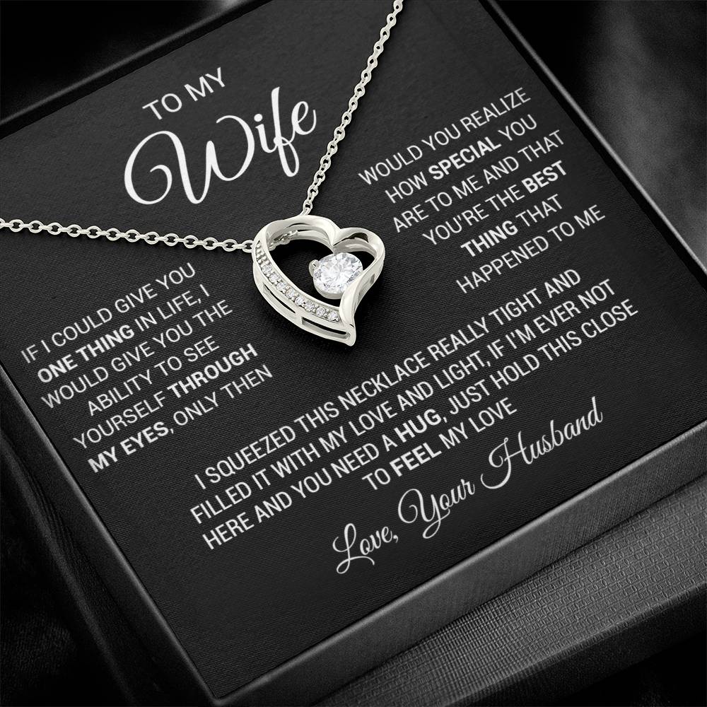 To My Wife Necklace, Gift For Wife, Anniversary Gift For Wife, Christmas Gift 1_5