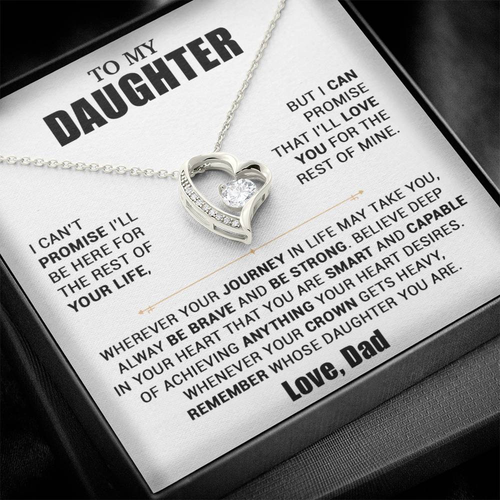 To My Daughter Necklace, Gift for Daughter from Dad, Daughter Father Necklace 11_10