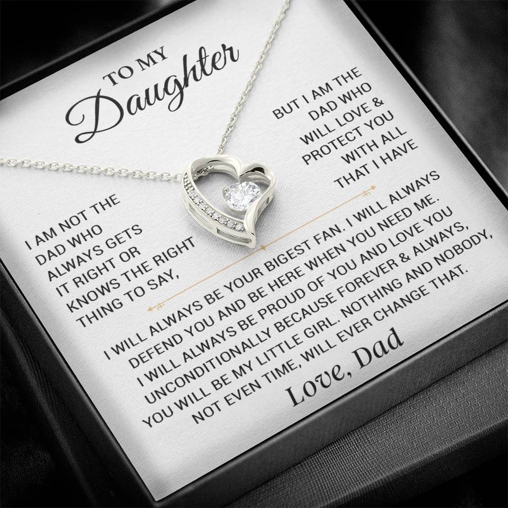 To My Daughter Necklace, Daughter Father Necklace, Daughter Gift From Dad 5_7