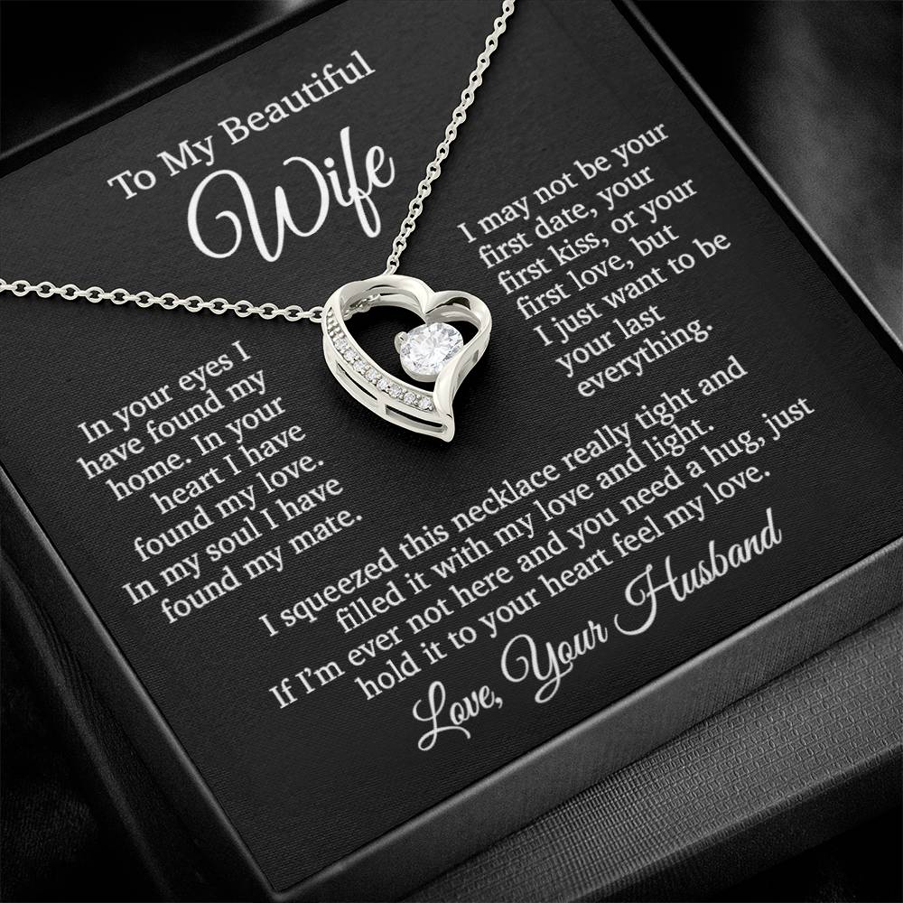 To My Wife Necklace, Gift From Husband, Anniversary Gifts Wife, Valentines Gift