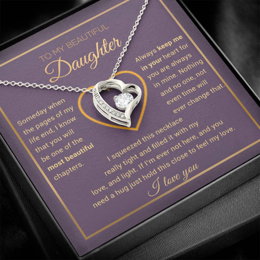To My Daughter Necklace, Gift For Daughter From Dad, Daughter Father Necklace 30_11_Tim