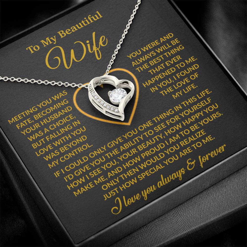 To My Wife Necklace, Wife Gift from Husband, Christmas Gift 27_11