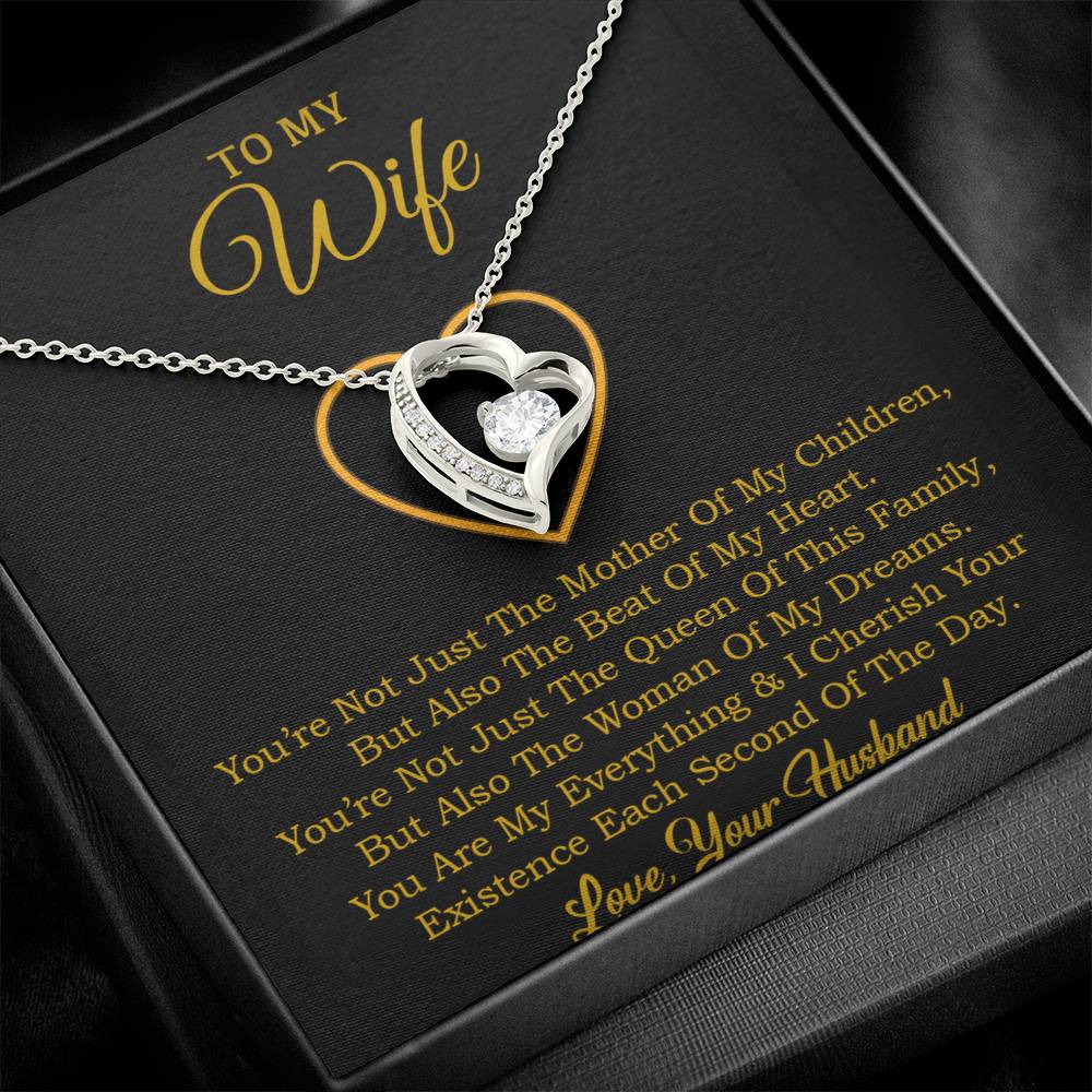 To My Wife Necklace, Gift For Wife, Anniversary Gift For Wife, Necklace For Wife 30_1_Gold