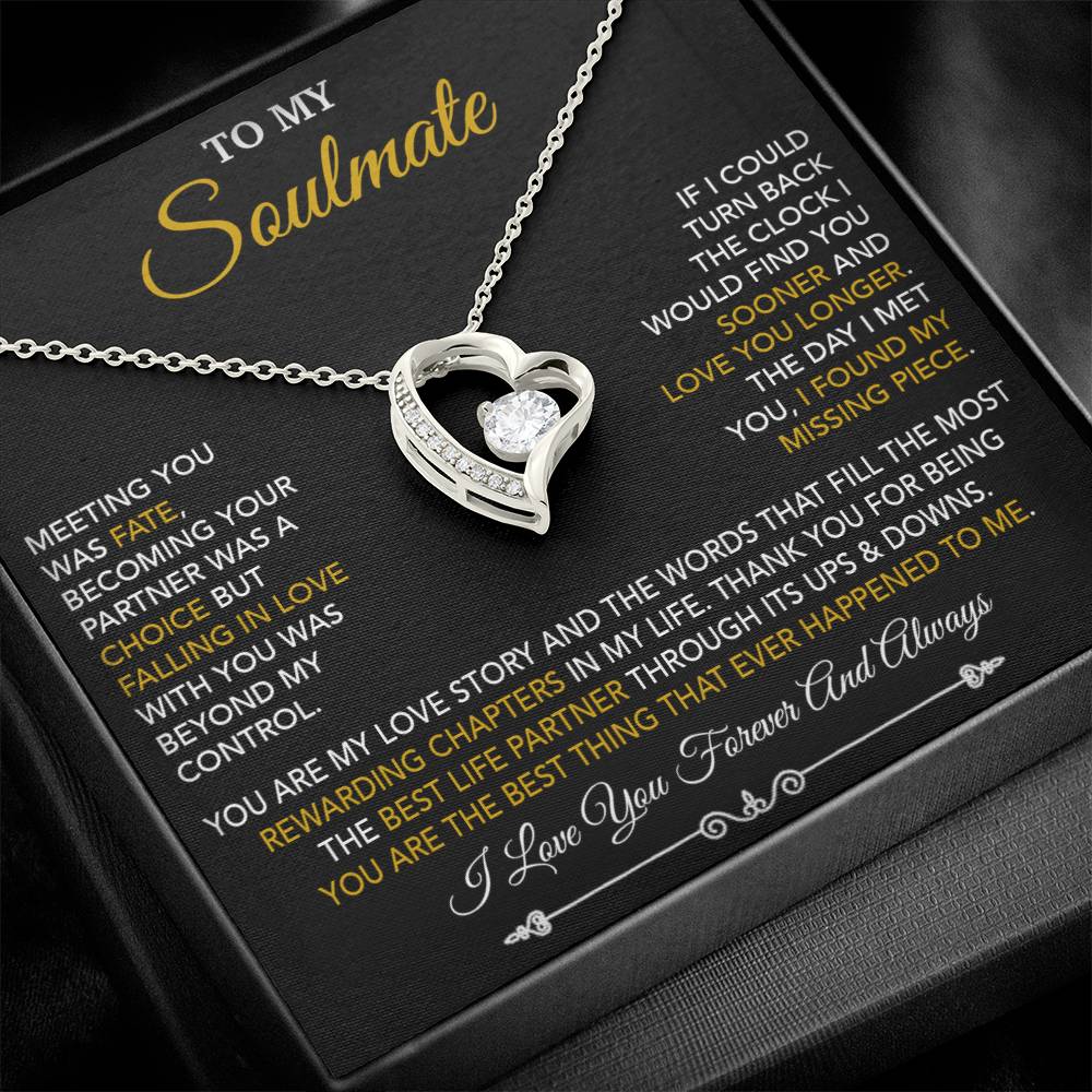 To My Soulmate Necklace, Soulmate Gift, Gift For Girlfriend, Christmas Gift 15_10