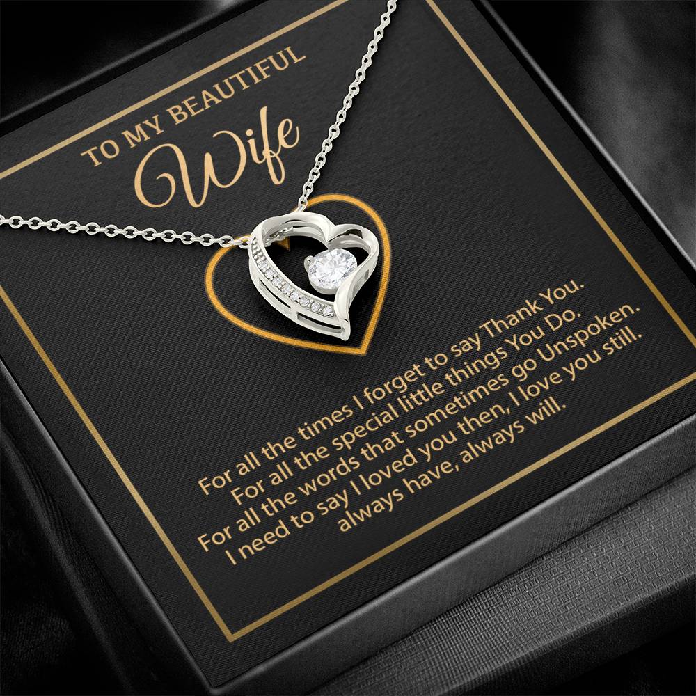 To My Wife Necklace, Gift For Wife, Anniversary Gift For Wife, Necklace For Wife 1_1