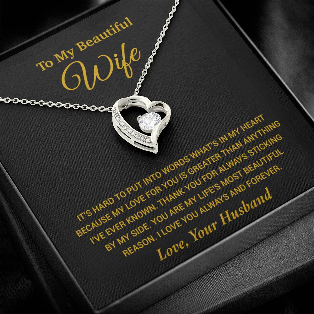 To My Wife Necklace , Anniversary Gift Wife , Gift for Wife, Christmas Gifts 25_11