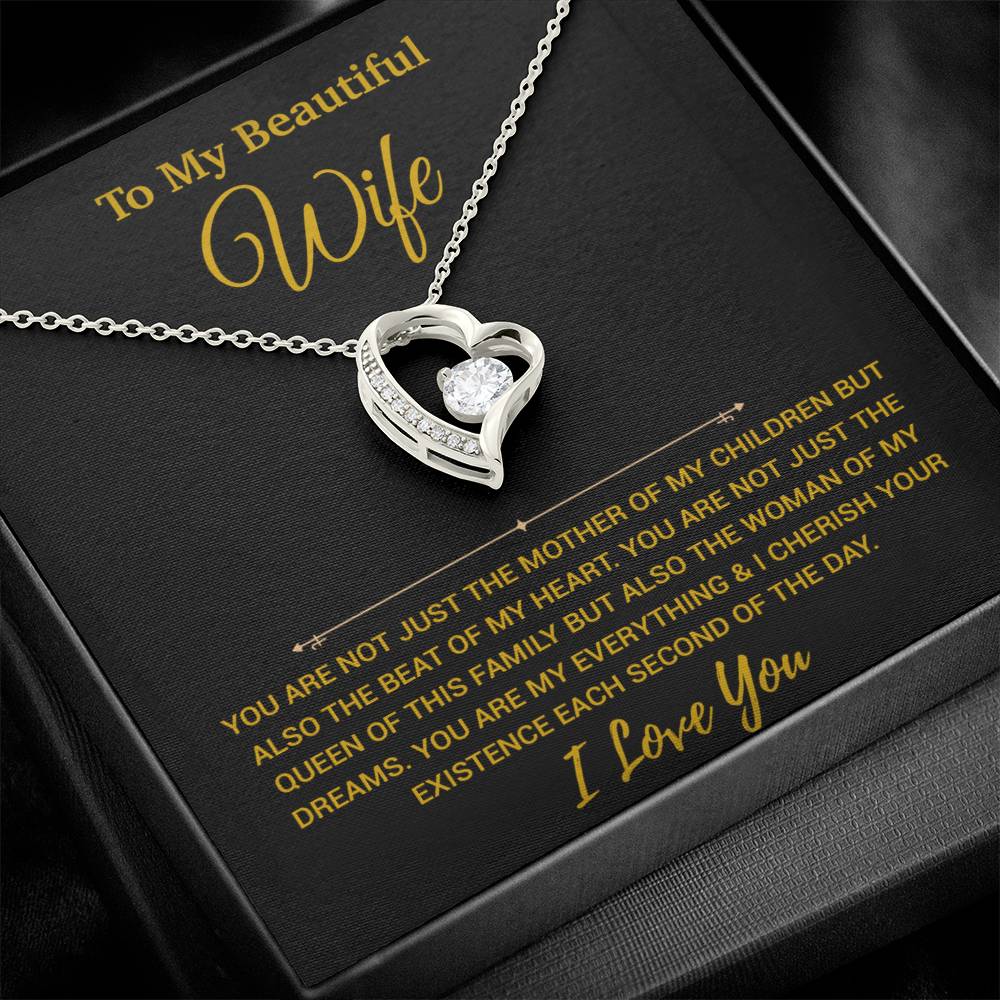 To My Wife Necklace, Christmas Gifts For Women, Anniversary Gift For Wife 20_11_Gold