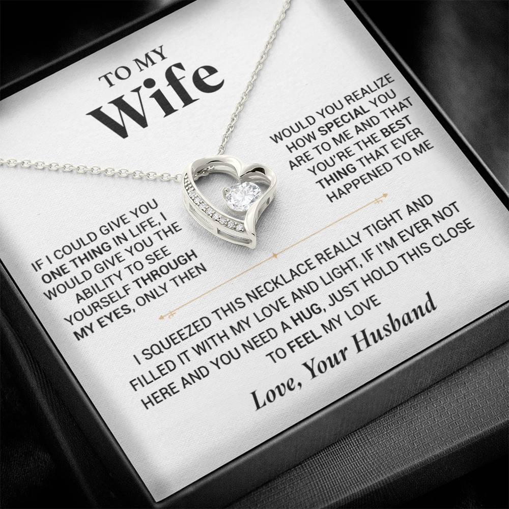 To My Wife Necklace, Christmas Gift For Wife, Christmas Gifts For Her, Wife Gift_NEW