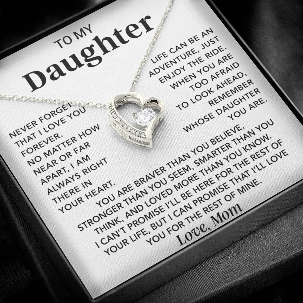 To My Daughter Necklace, Daughter Mother Necklace, Daughter Gift From Mom 16_8