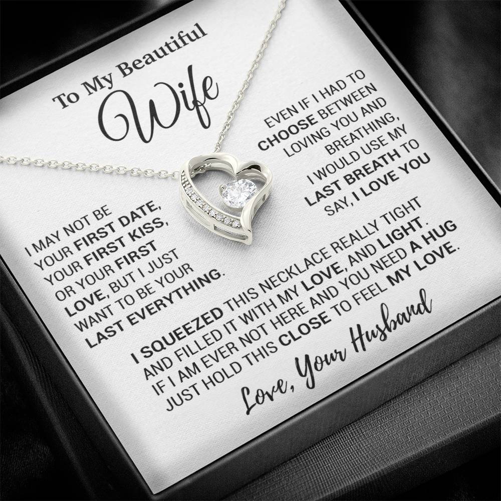 To My Wife Necklace, Christmas Gifts For Women, Anniversary Gift For Wife 30_7