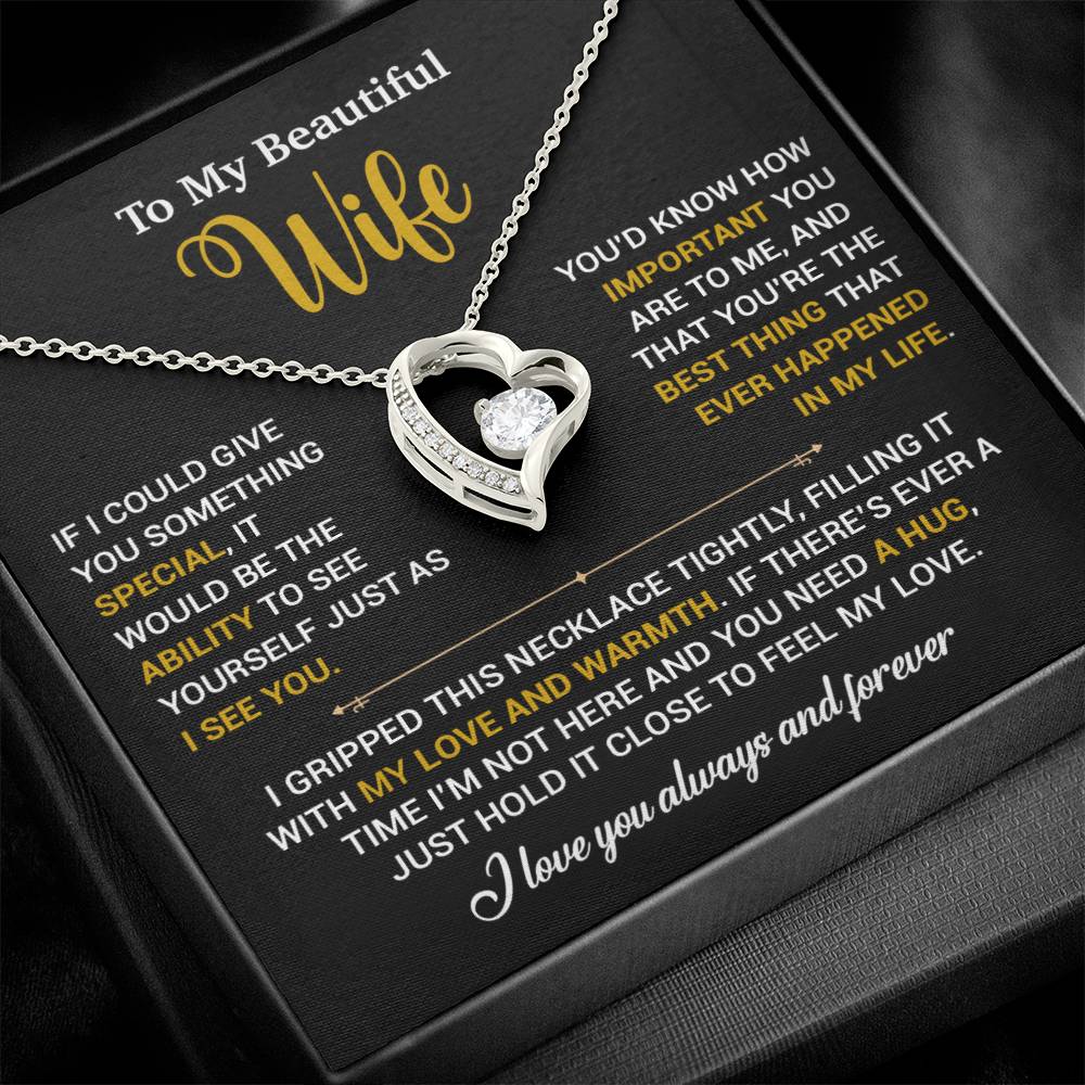 To My Wife Necklace, Christmas Gifts For Women, Anniversary Gift For Wife 25_11