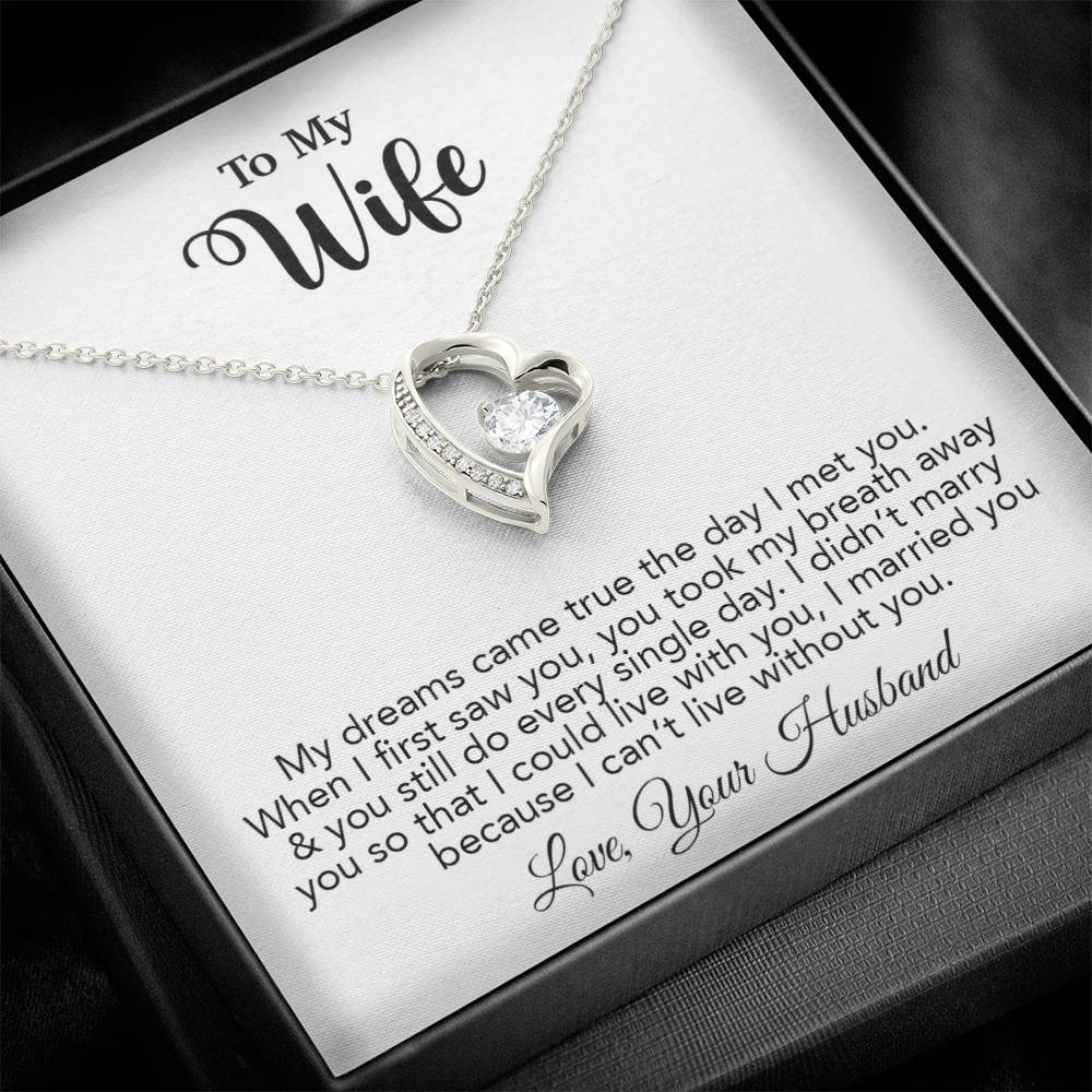 To My Wife Necklace, Wife Gift From Husband, Wife Husband Necklace, Christmas Gift 16_10