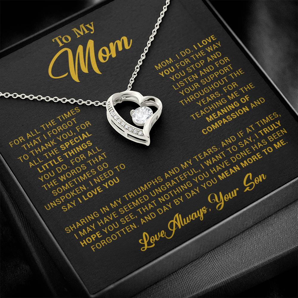 To My Mom Gift for Mother from Son From Daughter Mom Birthday Gift, Mothers Day_ 3_4_Gold