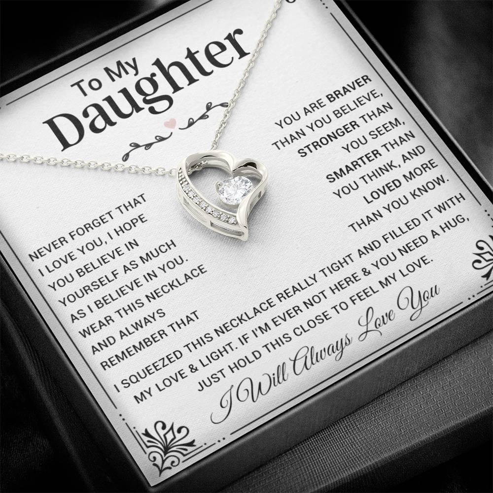 To My Daughter Necklace Gift for Daughter from Dad,Daughter Father Necklace 4_12