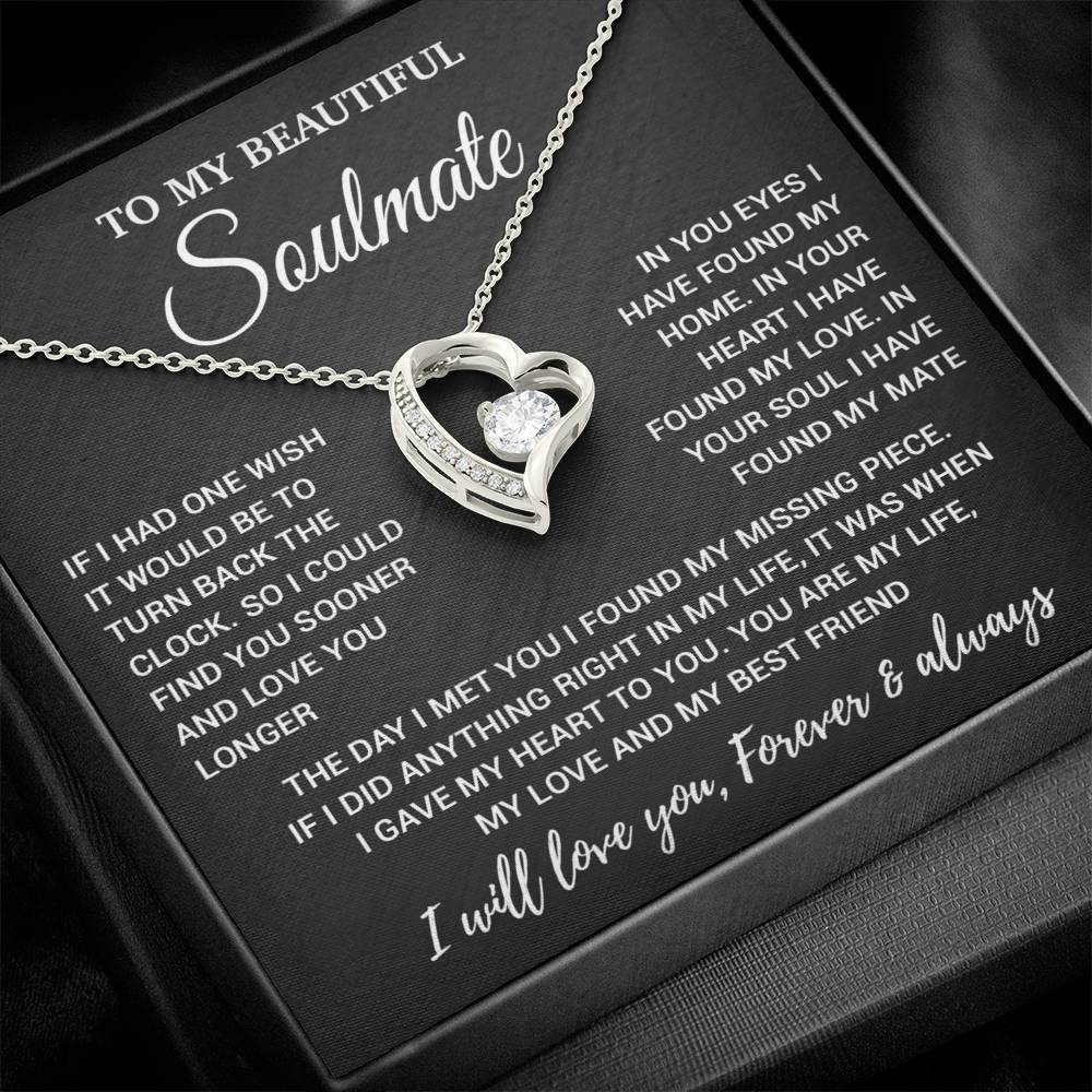 To My Soulmate Necklace, Valentines Day Gift, Gift For Wife, Anniversary Gift 24_2
