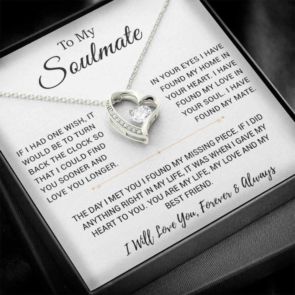 To My Soulmate Necklace, Gifts For Girlfriend Wife from Husband, Birthday Gift 29_3
