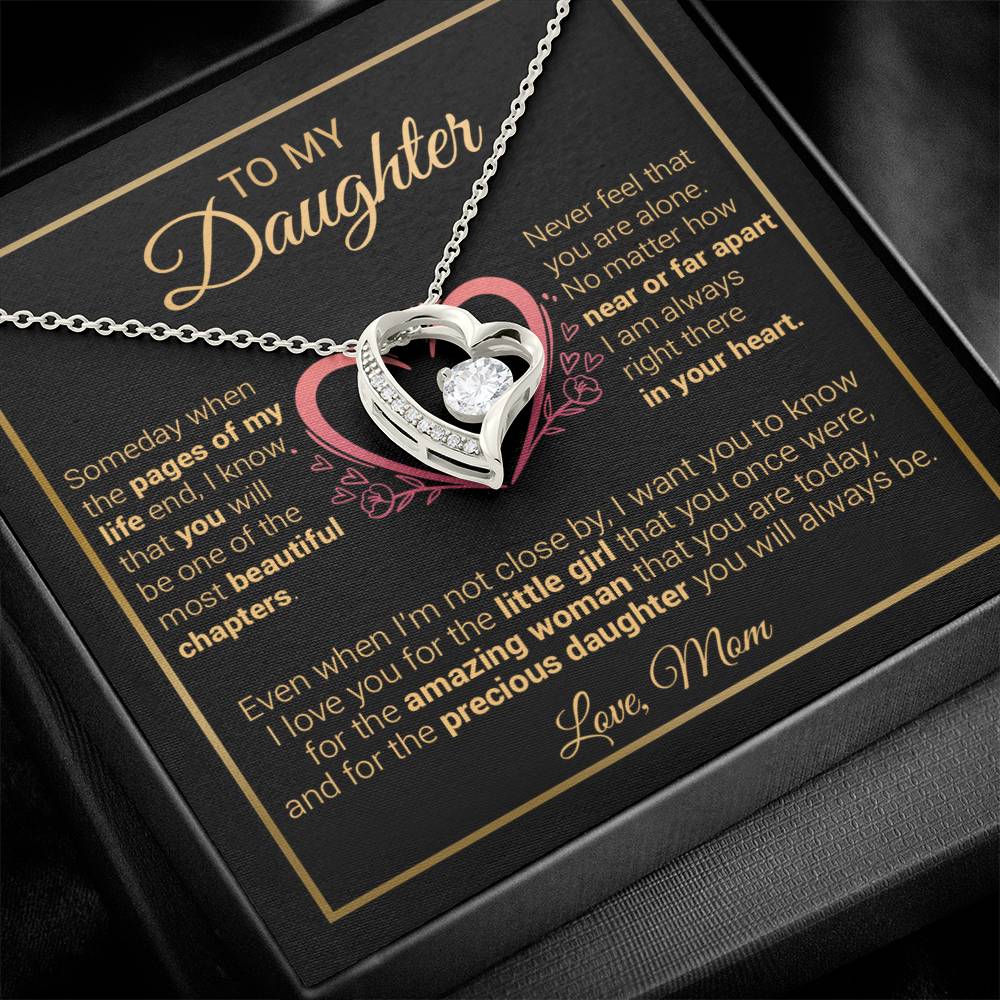To My Daughter Necklace, Gift for Daughter from Dad And Mom Daughter 13_12