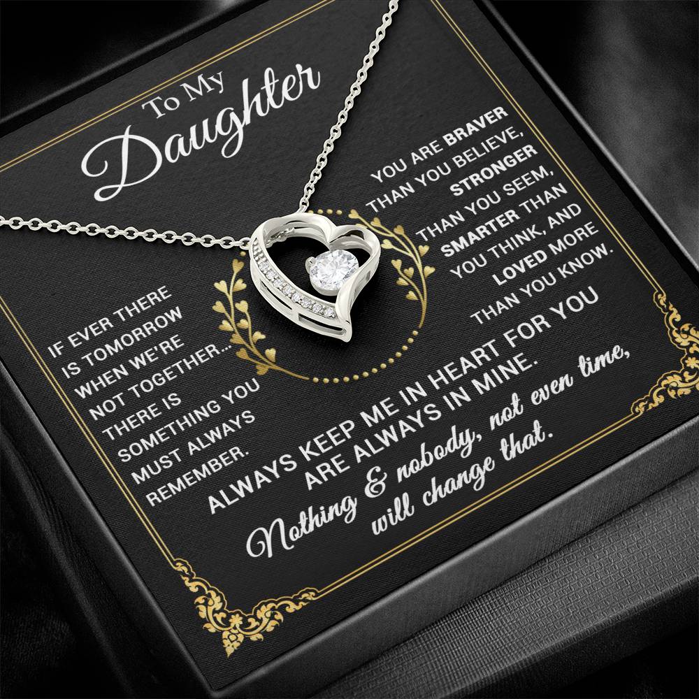 To My Daughter Necklace, Gift From Mom, Dad, Christmas Gift 4_11