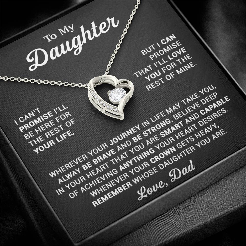 To My Daughter Necklace, Gift for Daughter from Dad, Daughter Father Necklace 12_4