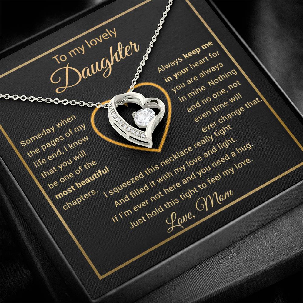 To My Daughter Necklace, Gift for Daughter from Mom, Daughter Mother Necklace 27_11