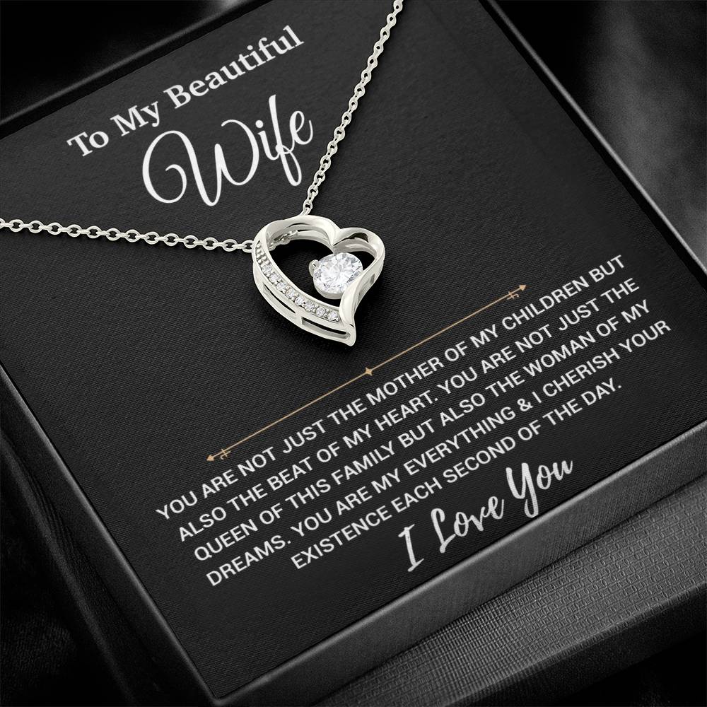 To My Wife Necklace, Christmas Gifts For Women, Anniversary Gift For Wife 24_11_Black