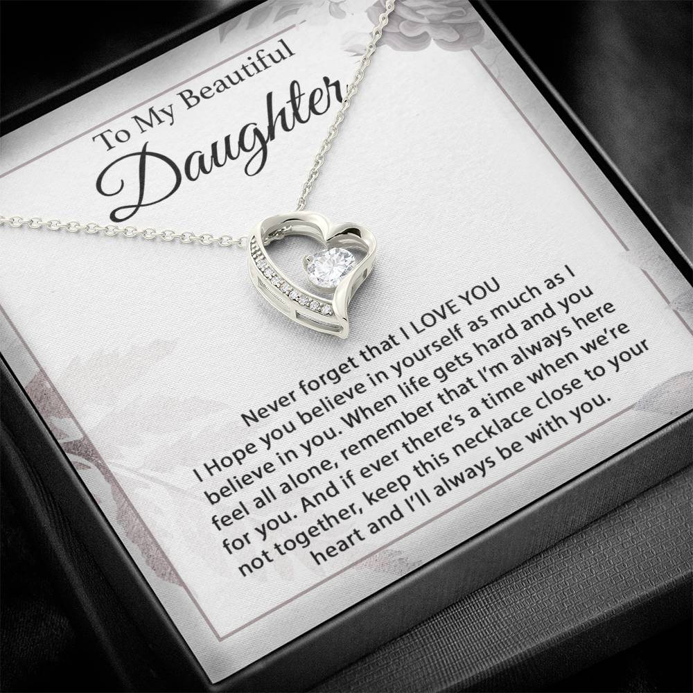 To My Daughter Necklace, Daughter Father Necklace, Daughter Gift From Dad, Mom 13_1