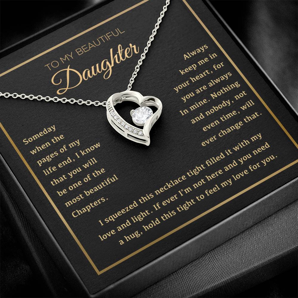 To My Daughter Necklace, Daughter Gift from Dad, Mom, Daughter Birthday Gift, Christmas Gift for Her 14_1