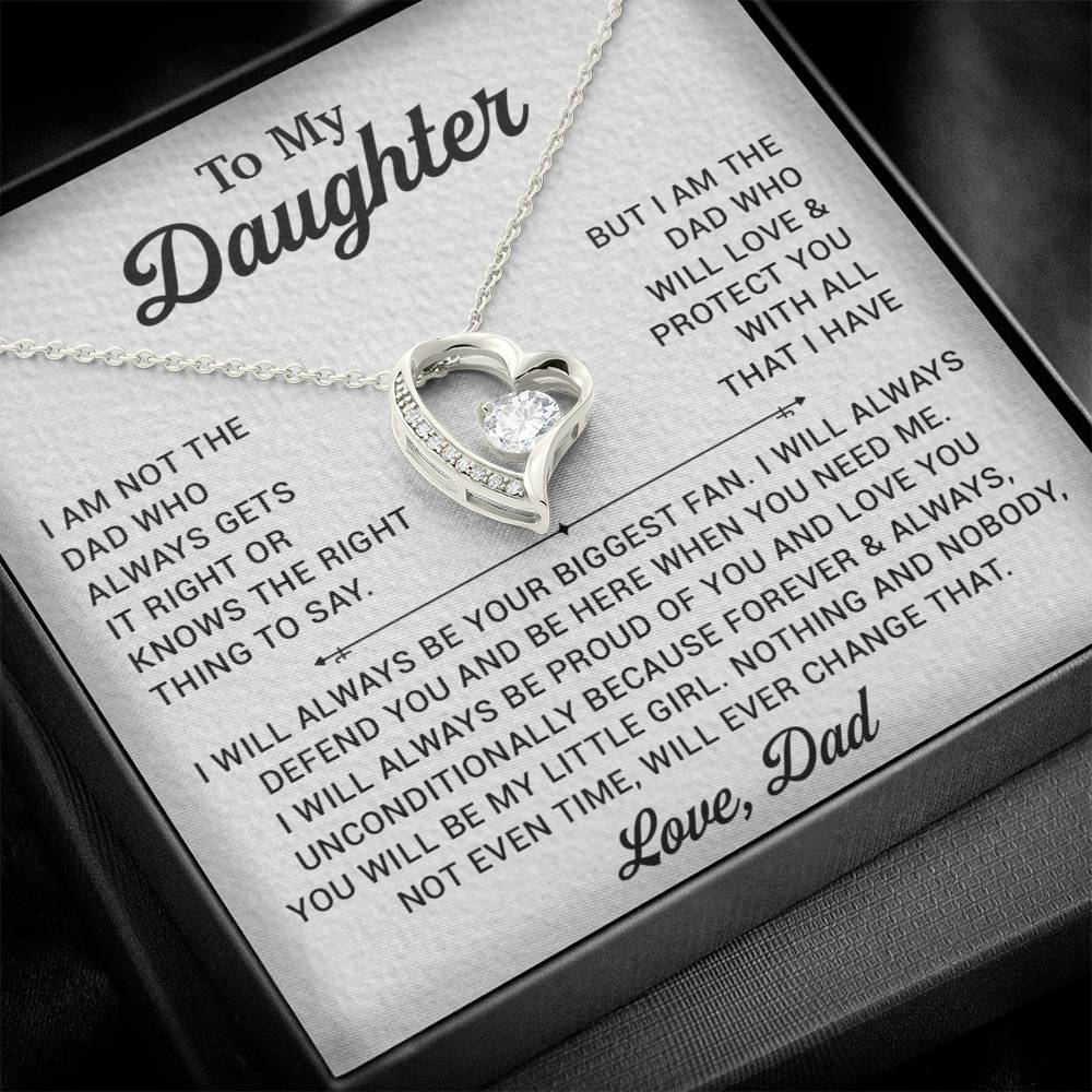 To My Daughter Necklace, Gift for Daughter from Dad, Father Daughter Necklace 5_10