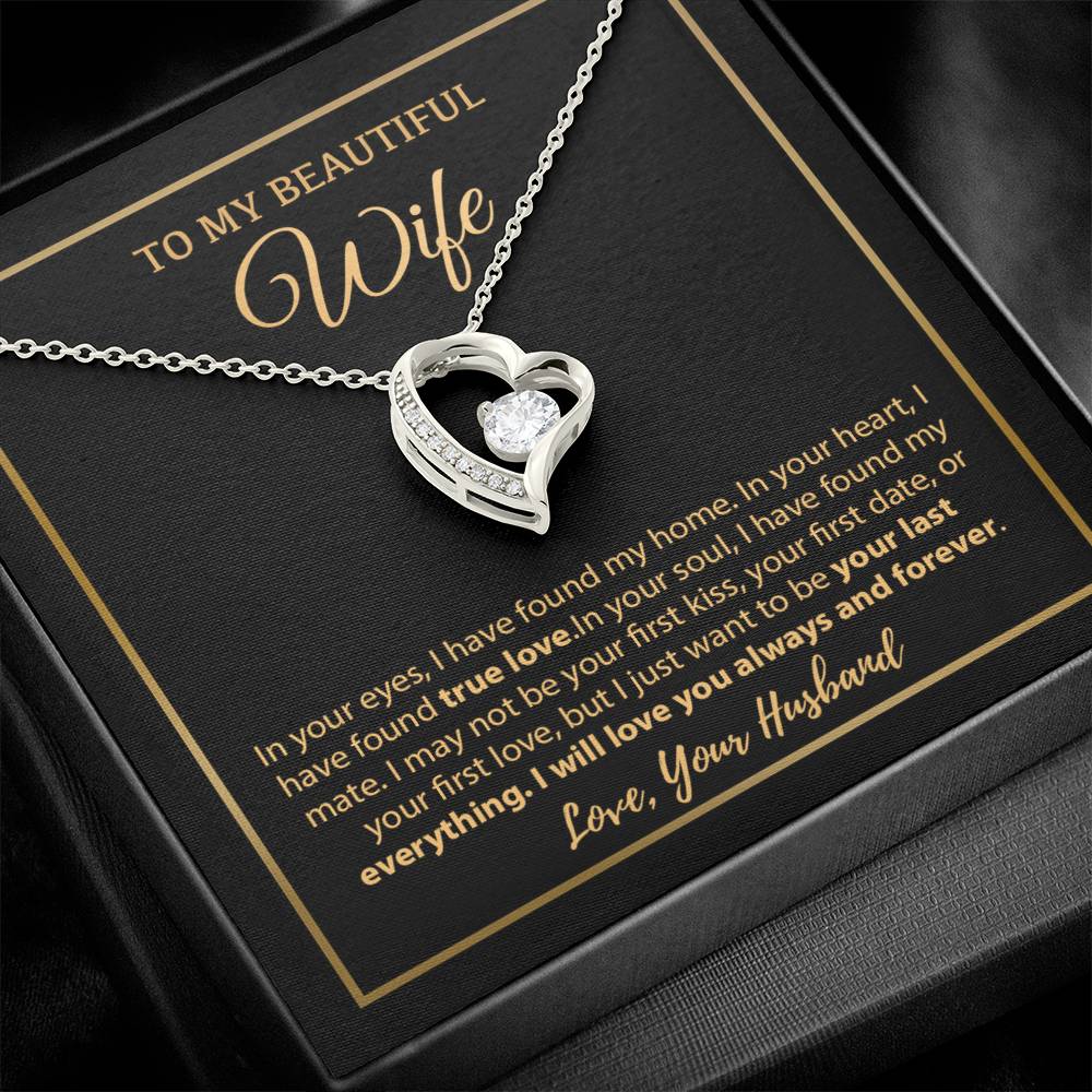 To My Wife Necklace, Christmas Gifts For Women, Anniversary Gift For Wife 18_12