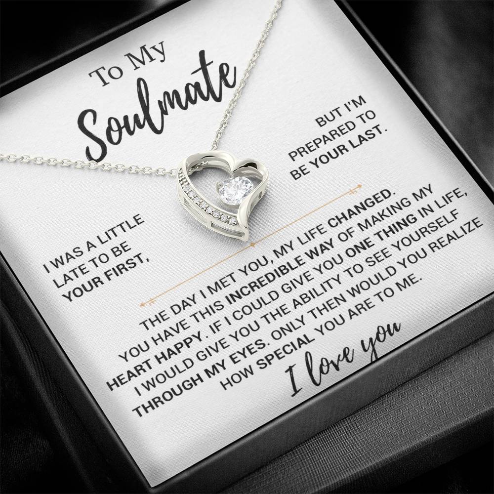To My Soulmate Necklace, Soulmate Gift, Christmas Gift 11_9